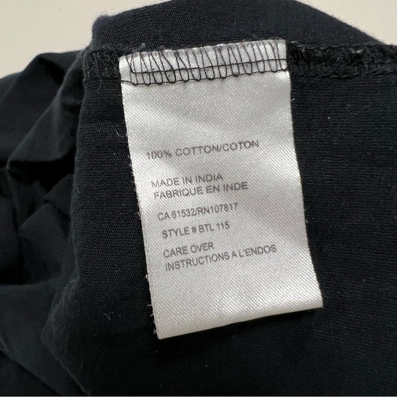 Brunette The Label Holiday Black / Gold Cotton Shirt - Picture 4 of 6